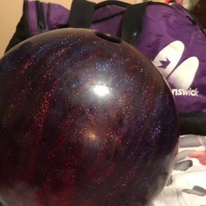 Bowling ball and bag